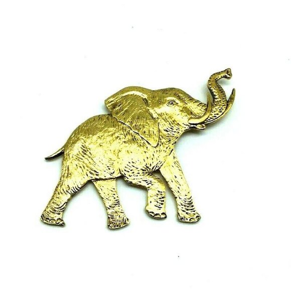Tortolani Crislu Elephant Brooch - Picture 10 of 12